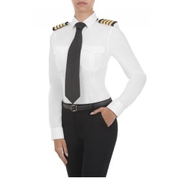 Camisa Piloto Aviation Experts Manga Larga Mujer