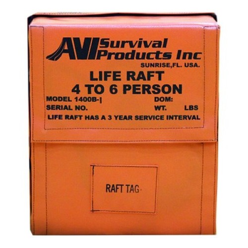 Balsa salvavidas Avi Survival para 4 personas sin TSO