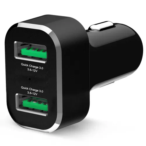 Cargador de cigarrillos USB de 2 puertos GDS con Qualcomm Quick Charge