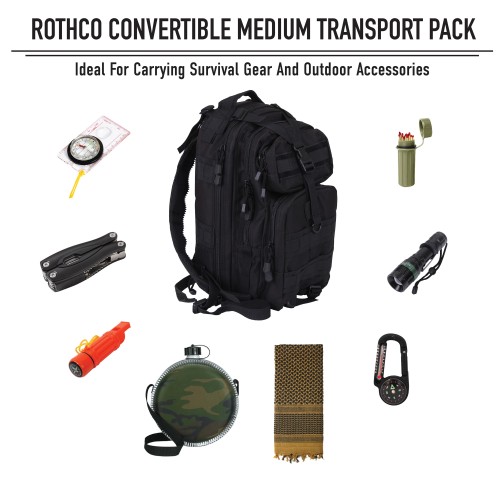 Mochila Convertible Medium Transport Pack ROTHCO R-CMTPK