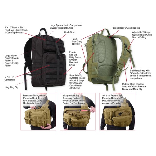 Mochila Tactisling Transport Pack ROTHCO R-TTPK