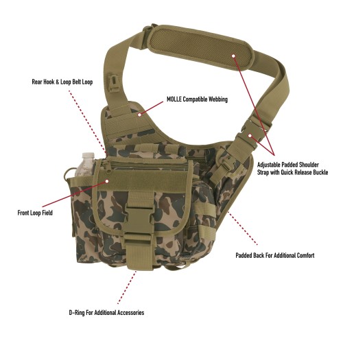 Mochila Archery Fred Bear Camo Concealed Carry Advanced Tactical Bag ROTHCO RXB-AFBCCC-ATBG