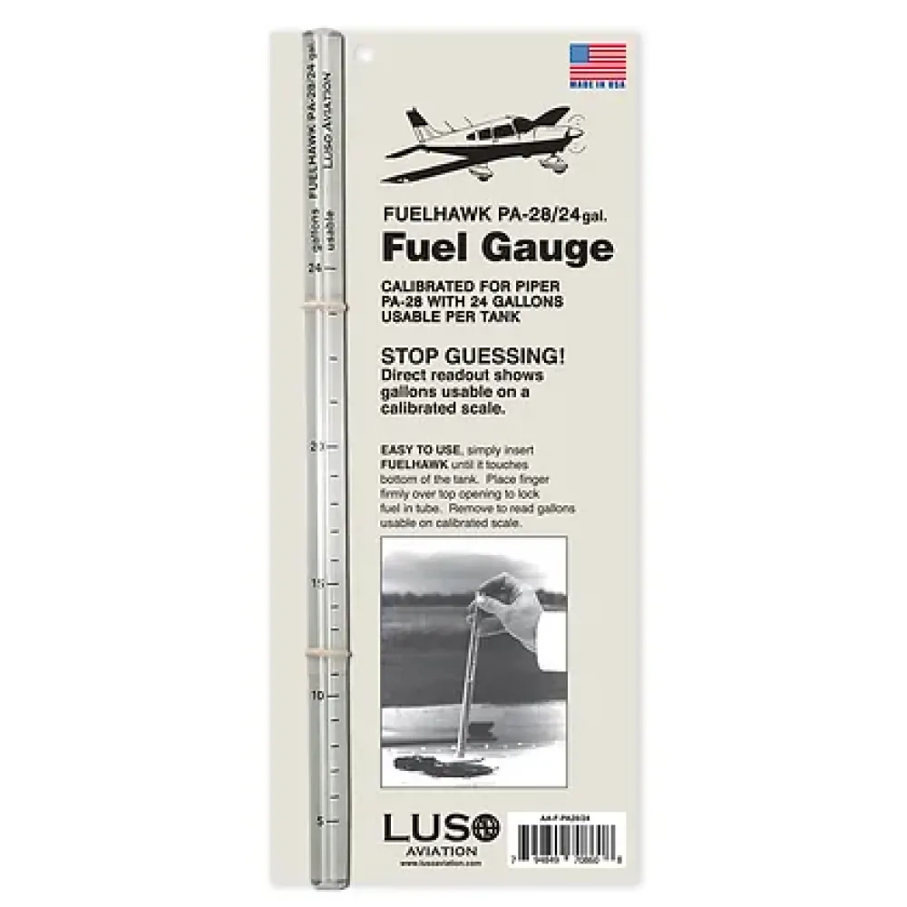 Medidor Combustible Avion Aviones Fuelhawk Pa-28/24 Gal