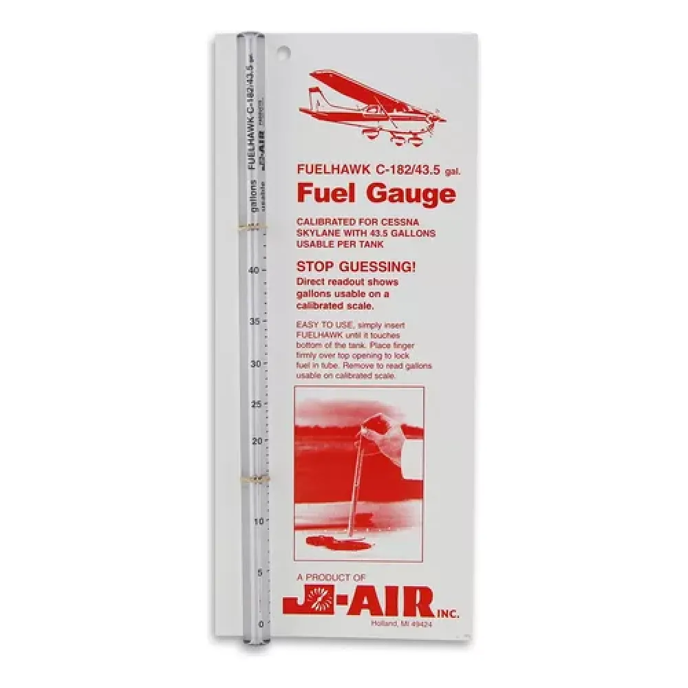 Medidor Combustible Avion Aviones Fuelhawk C182 43.5 Gal