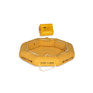 Balsa EAM de 5 personas con un solo tubo y sin dosel