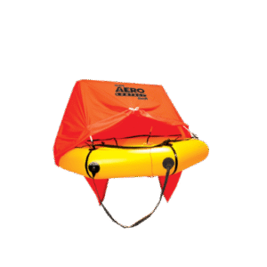 Balsa salvavidas Revere compacta aero 4 personas con Dosel