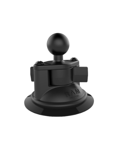 Base con ventosa con bola y cierre giratorio RAM