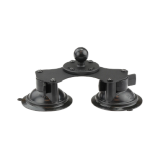 Base con ventosa doble con bola y Twist -Lock de RAM