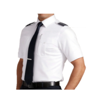 Camisa Piloto Aviation Experts Manga Corta Hombre