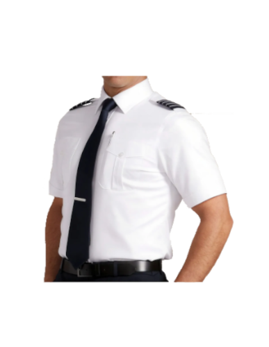 Camisa Piloto Aviation Experts Manga Corta Hombre