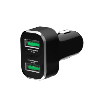 Cargador de cigarrillos USB de 2 puertos GDS con Qualcomm Quick Charge