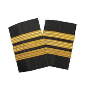 Charreteras de 3 barra calidad Premium Plateada