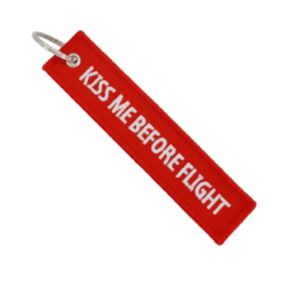Llavero " Kiss me Before Flight"