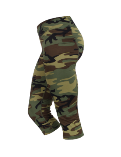Leggins deportivos con diseño de camuflaje Rothco