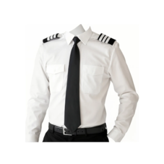 Camisa Piloto Aviation Experts Manga Larga Hombre