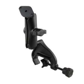 Soporte de abrazadera de horquilla de doble bola RAM con placa de diamante - Mediano