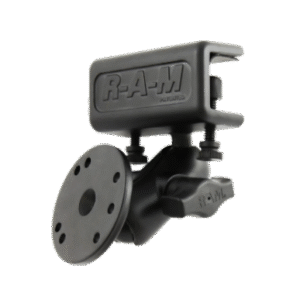 Abrazadera de protección antideslumbrante RAM con montaje de doble bola y placa redonda