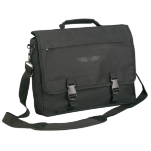 Portafolio de piloto ASA ASA-BAG-BRIEF-1 Negro