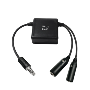 Adaptador para Audífonos de Helicóptero Pilot Communications USA PA-87