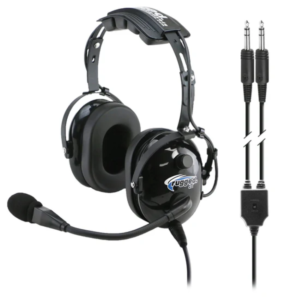 Audífonos Rugged Air RA900 PNR con PTT para Instructor de Vuelo (para Aviación General)