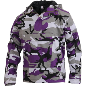 Parka Camuflaje 3647 Morado/Gris S