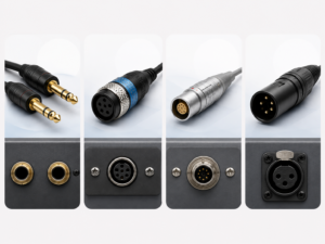 Conectores y plugs para audífonos de aviación