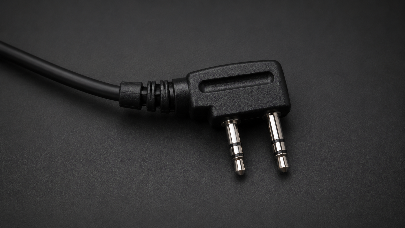 Conector ICOM para audífonos de radio portátil aeronáutico